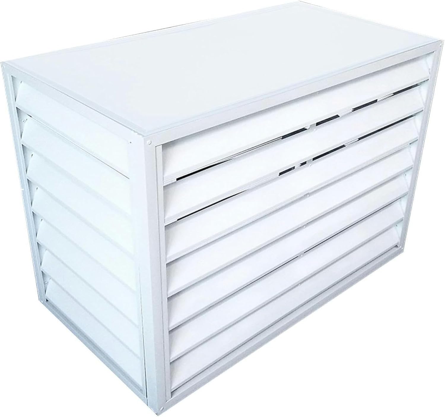 GENERIC Coque En Aluminium Pour Mini Unités Séparées, Protection De Climatiseur Extérieur, Housse De Pompe à Chaleur Résistante Aux Intempéries, Protection Contre Les UV, Utilisation En Toutes Saisons