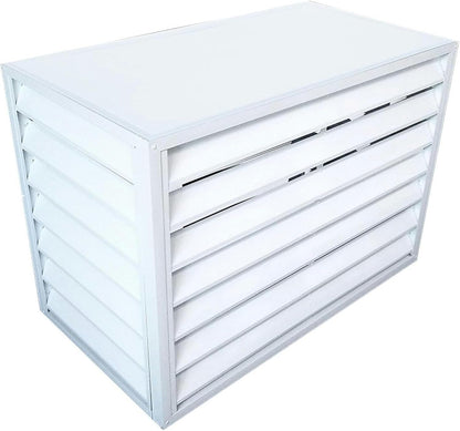 GENERIC Coque En Aluminium Pour Mini Unités Séparées, Protection De Climatiseur Extérieur, Housse De Pompe à Chaleur Résistante Aux Intempéries, Protection Contre Les UV, Utilisation En Toutes Saisons
