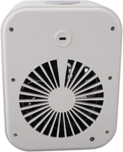  Yosoo Health Gear Climatiseur Portable, Ventilateur De Refroidissement Par évaporation En ABS Avec Réservoir D'eau De 500 Ml, 3 Vitesses, Batterie De 1200 MAh Pour Chambre, Bureau, Camping,