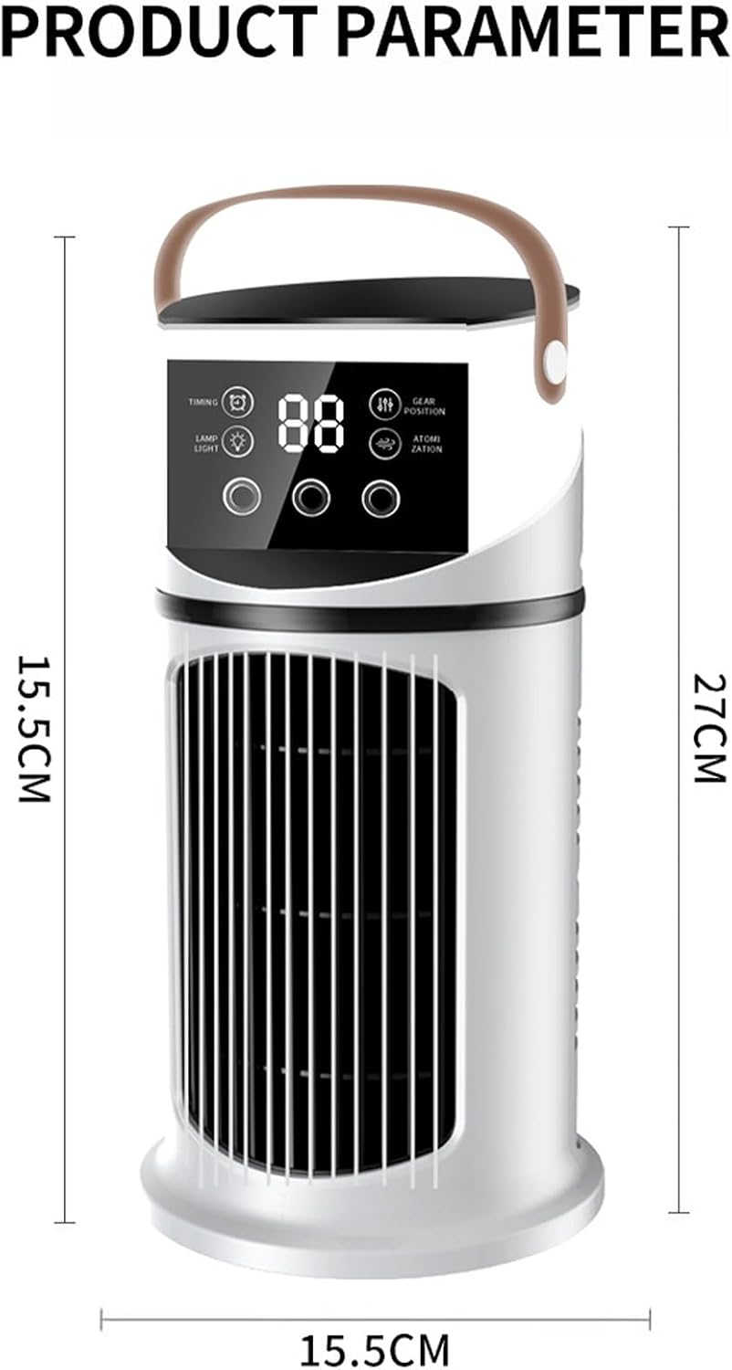  Générique Climatiseur Mobile - 4en1 Avec Déshumidificateur, Ventilateur Et Mode Nuit - Silencieux, Minuterie 24H, Télécommande, Kit Fenêtre - Classe Énergétique A Pour Chambre, Bureau, Camping