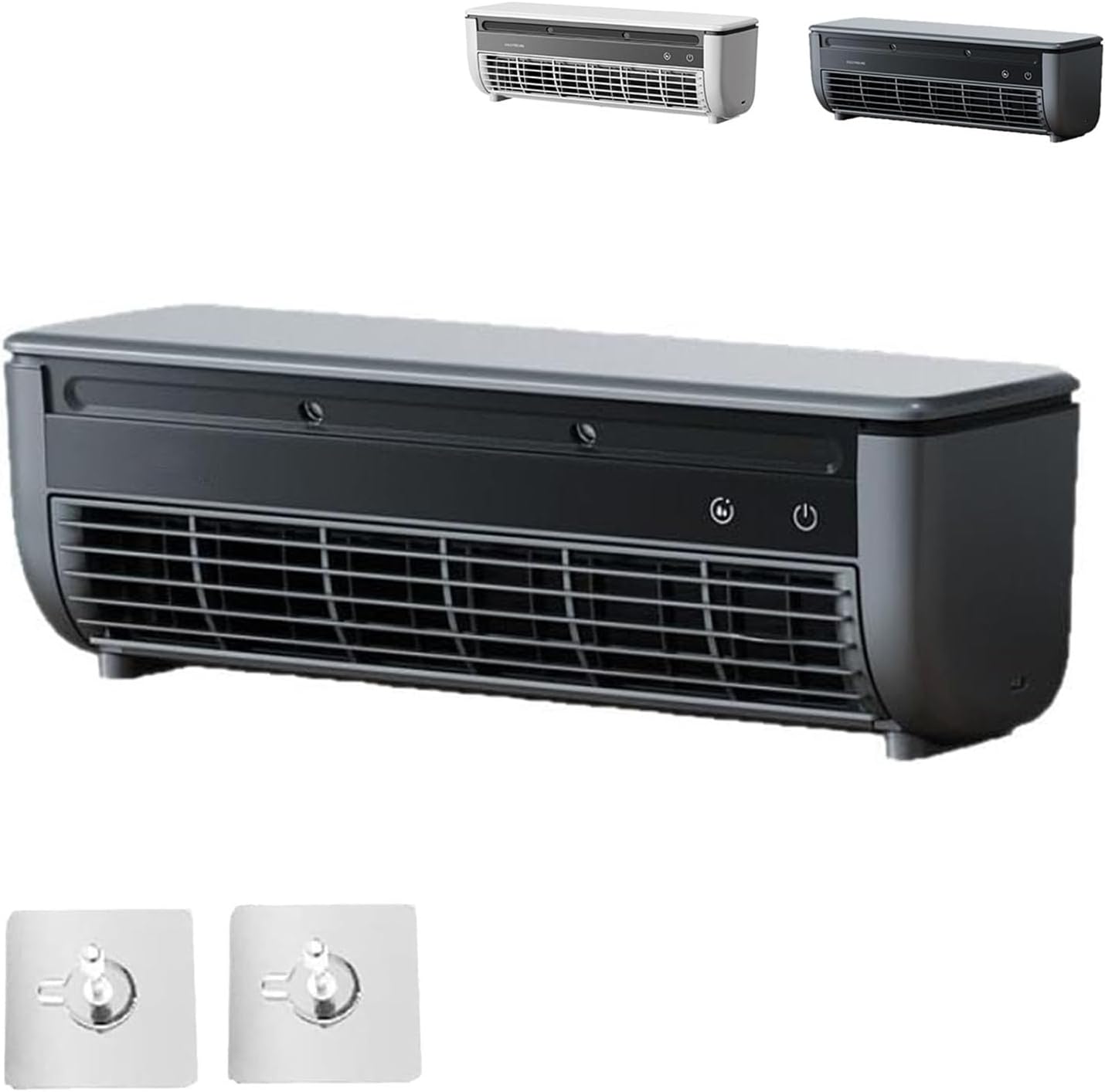  Ventilateur De Refroidissement Et D'humidification à Semi-conducteurs, Climatiseur Portable Sans Conduit Avec Télécommande Et Fonctionnement Silencieux Pour Chambre Et Salon (Noir)