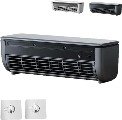  Ventilateur De Refroidissement Et D'humidification à Semi-conducteurs, Climatiseur Portable Sans Conduit Avec Télécommande Et Fonctionnement Silencieux Pour Chambre Et Salon (Noir)