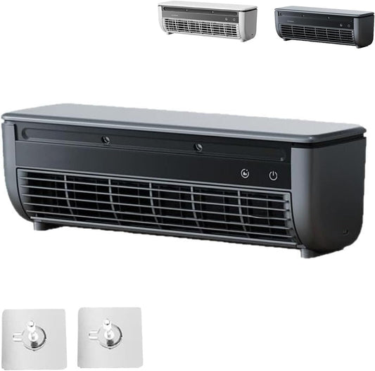  Ventilateur De Refroidissement Et D'humidification à Semi-conducteurs, Climatiseur Portable Sans Conduit Avec Télécommande Et Fonctionnement Silencieux Pour Chambre Et Salon (Noir)