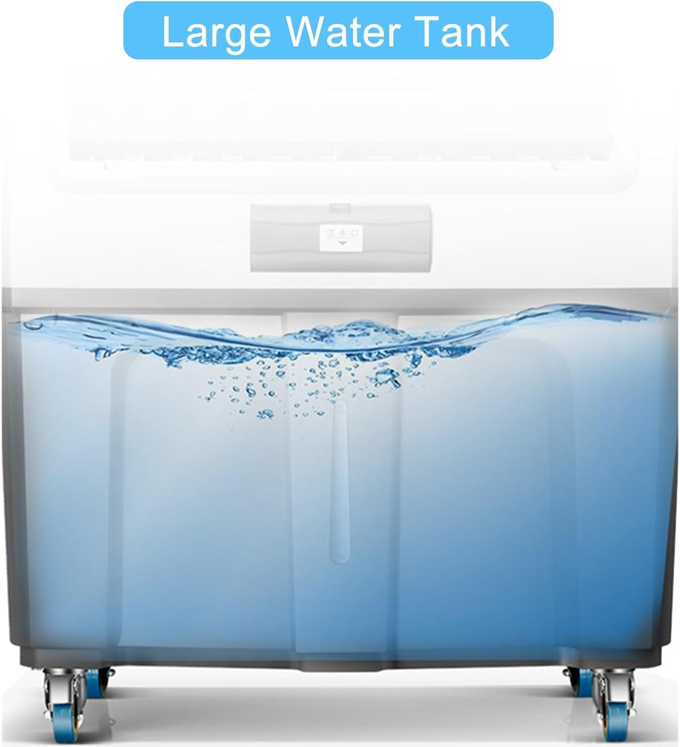 GENERIC Refroidisseur D'air Par évaporation Avec Grand Réservoir, 3 Vitesses, Oscillation Automatique Pour Bureau, Garage, Atelier De Refroidissement