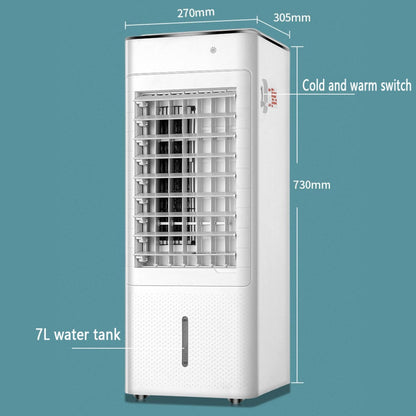  Climatiseur Mobile Portable 4 En 1 Fonction De Refroidissement, Chauffage Humidificateur Ventilation Refroidisseur D'air Avec 3 Vitesses Minuterie 12H Contrôle Télécommande/Écran Pour Maison