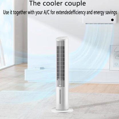  Ventilateur De Refroidissement Par évaporation Soufflant De L'air Froid, Oscillant à 70°, Sans Fenêtre, Avec Blocs Réfrigérants, 3 Vitesses Et Minuterie 12 H, Facile à Nettoyer, Pour Chambre à Couch