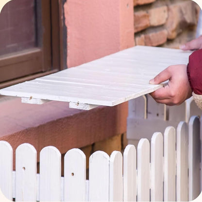  Housse De Protection En Bois Pour Climatiseur Extérieur - Résistante Aux Intempéries - Pour Jardin - Marron - 120 X 60 X 105 Cm