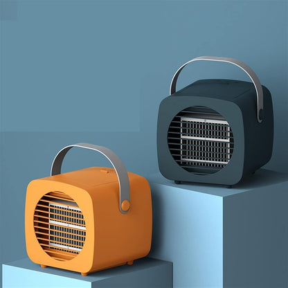 GENERIC Mini Climatiseur Portable, Ventilateur De Refroidissement Double évier, Refroidisseur D'air, Solution De Refroidissement Compacte Et Efficace Pour La Maison Et Le Bureau