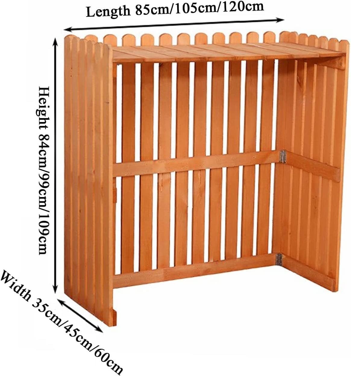  Bâche De Protection Robuste Pour Climatiseur Extérieur - Protection Contre L'intimité Et L'unité De Climatisation - Gris - Taille Variable