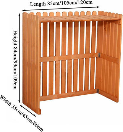  Bâche De Protection Robuste Pour Climatiseur Extérieur - Protection Contre L'intimité Et L'unité De Climatisation - Gris - Taille Variable