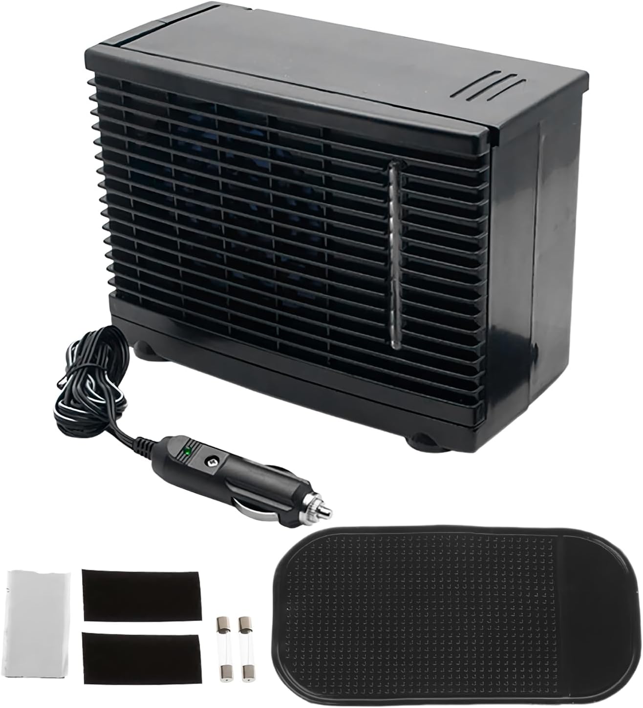  Climatiseur De Voiture Portable - Refroidisseur D'air Portable Pour La Voiture - 12v Appliance De Refroidissement Par évaporation De L'eau Pour Camion RV Trip Trip Basement Garage