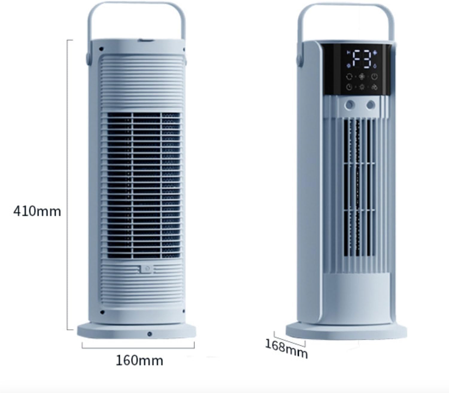 GENERIC Refroidisseur D'air Portable De Climatisation De Refroidisseur D'air évaporatif Avec 180°Auto Oscillation 3 Vitesses à Distance 10H Minuteur 3-en-1 Ventilateur De Refroidissement D'air Avec Télécomman