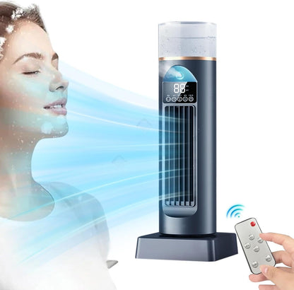 GENERIC Ventilateur De Refroidissement AC - Refroidisseur D'air Sans Pales Par évaporation Avec Vitesses Réglables, Minuterie Et Télécommande, Ventilateur De Refroidissement Portable | Refroidisseur D'espace