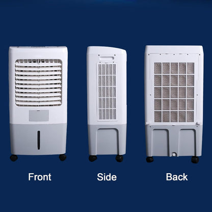  Climatiseur De Marais 37 Pouces, Système De Refroidissement De Garage 3 En 1, Réservoir D'eau 40 L, Minuterie 24 H, 2 Blocs Réfrigérants, Télécommande, Oscillation à 100 °, 3 Vites