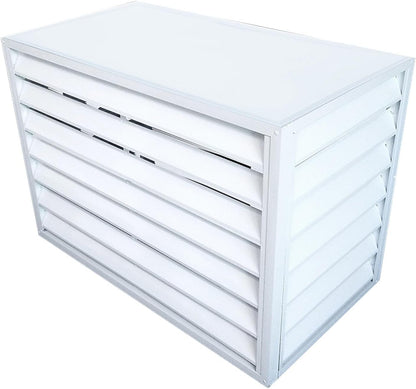  Housse De Protection Pour Climatiseur, Mini Unité Divisée En Extérieur, Housse Antivol En Aluminium Robuste, Résistante Aux UV, Aux Intempéries, économie D'énergie, S'adapte à La Plupart Des Modèles