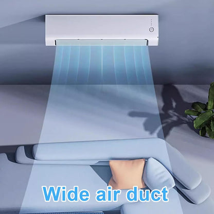  Ventilateur De Climatiseur Mural Portable, Sans Fenêtre Nécessaire, 3 Vitesses Oscillant Avec Télécommande, Sans Lame Cool Air Outlet Pour Bureau à Chambre à Coucher, Refroidisseur De Salle Sans Fil C