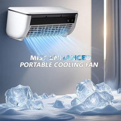  Ventilateur De Refroidissement Et D'humidification à Semi-conducteurs, Climatiseur Portable Sans Conduit Avec Télécommande Et Fonctionnement Silencieux Pour Chambre Et Salon (Noir)