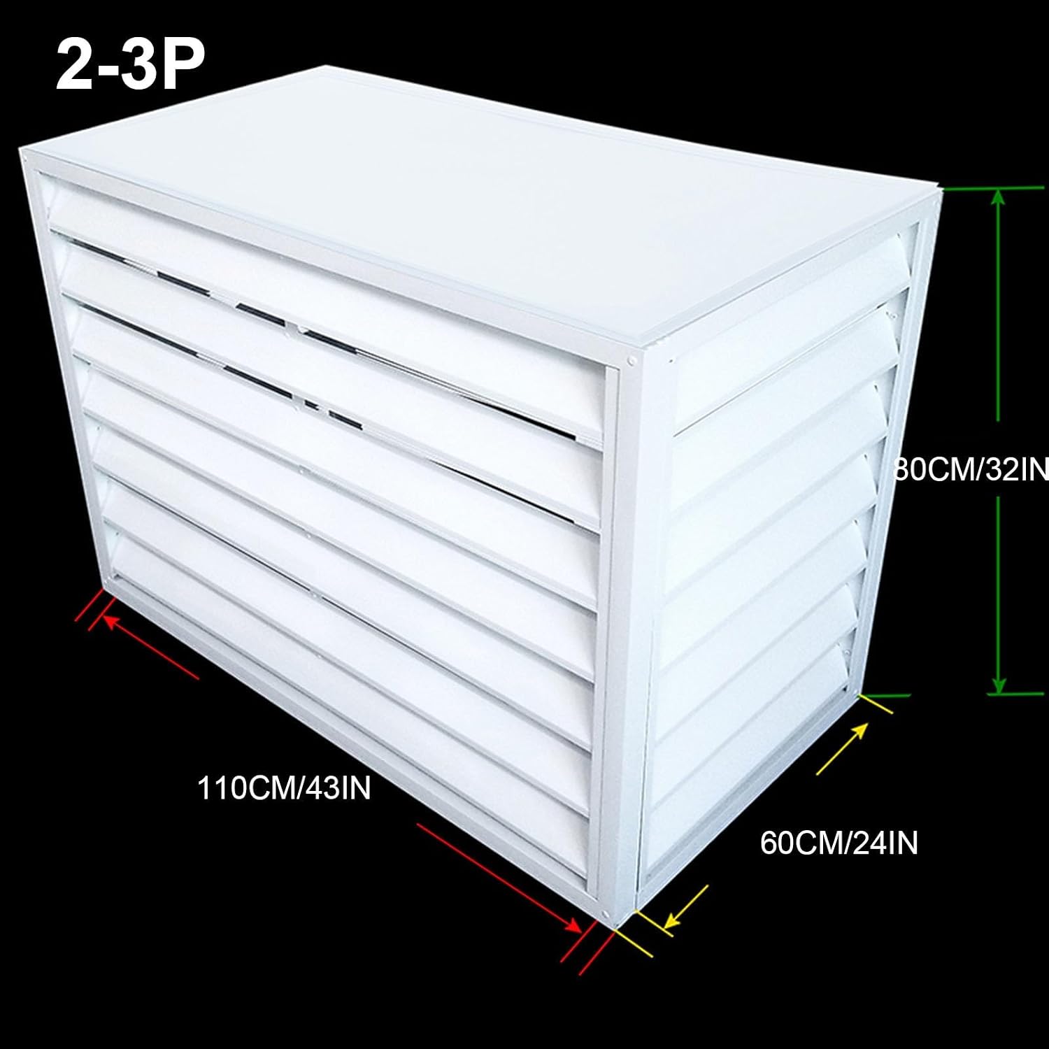  Housse De Protection Pour Mini Climatiseur Split Extérieur - Housse De Protection En Aluminium Pour Pompe à Chaleur Pour Unités Extérieures, Protection Résistante Aux Int