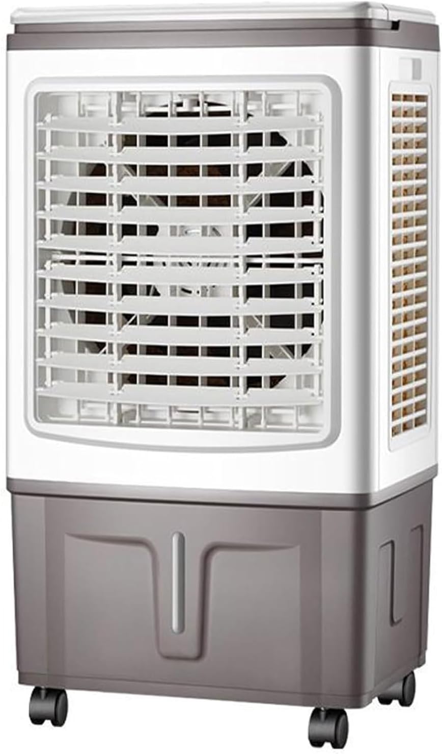 GENERIC Refroidisseur D'air Portable Avec Réservoir De 30L, Ventilateur à Courant Alternatif évaporatif Pour Une Utilisation Intérieure.Doté De 3 Vitesses, Oscillation Grand Angle, Télécommande Et Mobilité Fa