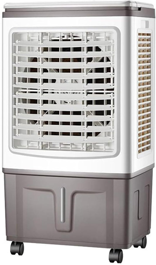 GENERIC Refroidisseur D'air Portable Avec Réservoir De 30L, Ventilateur à Courant Alternatif évaporatif Pour Une Utilisation Intérieure.Doté De 3 Vitesses, Oscillation Grand Angle, Télécommande Et Mobilité Fa