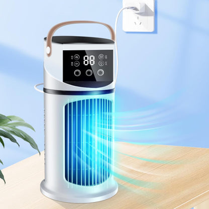 Genérico Climatiseur Portable – Ventilateur De Bureau, Refroidisseur D'air Nébulisé Avec Lumière LED | Dispositif De Climatisation Personnel à 9 Vitesses Pour Utilisation Sur Table De Maison, Chambre à Coucher