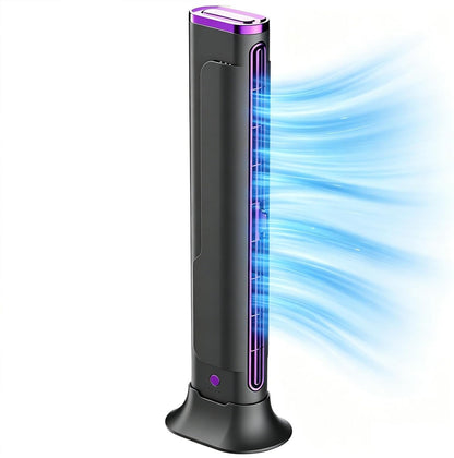  Petit Climatiseur Portable - Appareil Tour Compact Portable Rechargeable USB Sans Pales,ventilateur Climatiseur - Pour Bureau Extérieur Intérieur Voyage Camping-Car Garage Atelier Dortoir Cuisine