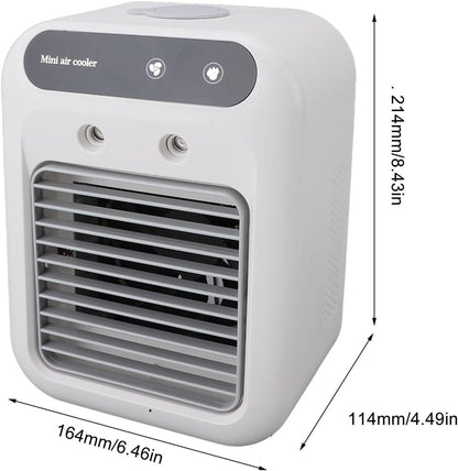  Mini Climatiseur, Climatiseur Portable Léger Et à Refroidissement Efficace, Réservoir D'eau Pulvérisée, Refroidisseur Mobile De 500 Ml Pour La Maison, Le Bureau Et Les Voyages