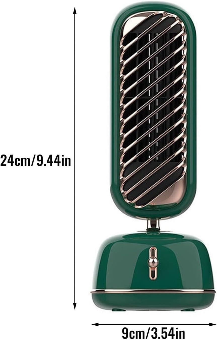  Mini Refroidisseur D'air Mobile Avec Réservoir D'eau Et 3 Niveaux De Ventilateur, Ventilateur De Table Silencieux Avec Refroidissement Par évaporation Et Humidification, USB Pour Chambre à Coucher