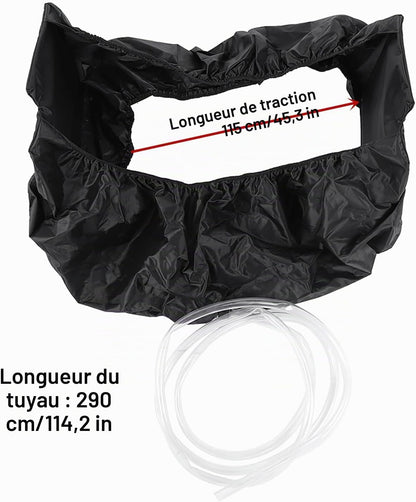  Housse De Protection Pour Le Nettoyage Des Unités Intérieures Des Climatiseurs, Hotte De Lavage Pour Climatiseur Mural étanche Et Poussière Avec Tuyau D'eau, Kit Nettoyage Climatisation Split