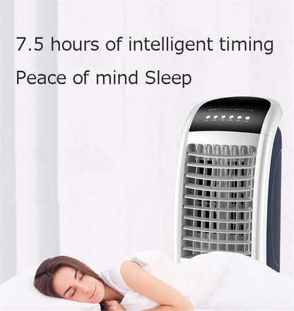 Climatiseur Rafraîchisseur D'air Mobile Économe En énergie Minuterie Fonction Purificateur Avec Filtres à Nid D'abeille 3 Vitesses (Mécanique)