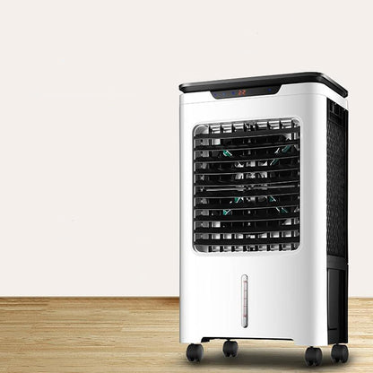 GENERIC Refroidisseur évaporatif Portable, Refroidisseur De Marais Sans Tuyau, Ventilateur De Conditionnement Sans Feuilles Avec Humidification Pour La Maison, Le Bureau