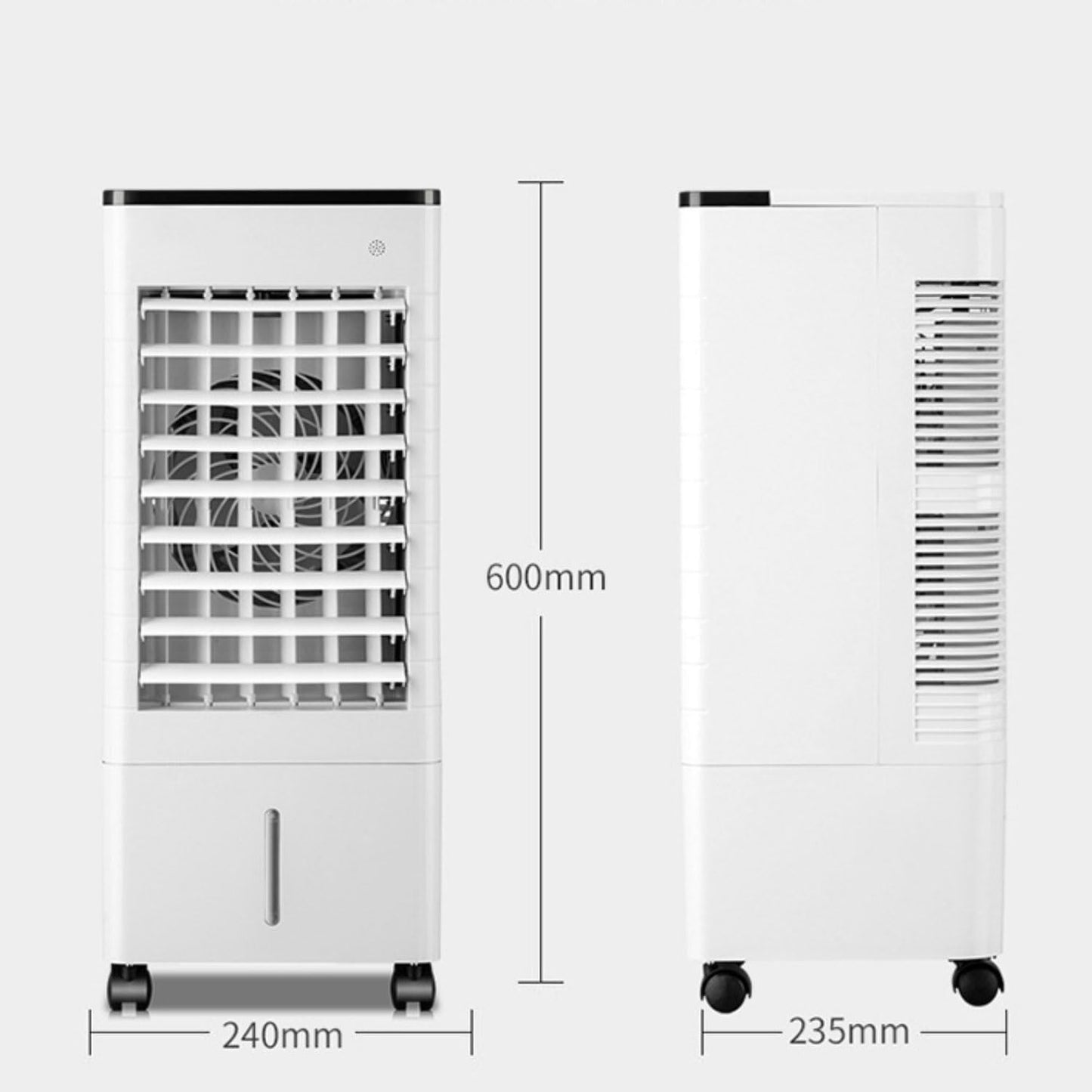 GENERIC Climatiseur Portable Avec Réservoir D'eau De 9 L, 3 Vitesses, Refroidissement Rapide, Sans Fenêtre, Climatisation Pour Chambre, Camping