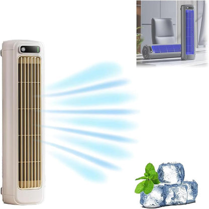  Coldeez Cooling Ace, Climatiseur Coldeez, Climatiseur Portable (Beige) | Trois Vitesses De Réglage, Fixation Murale Sans Perçage, Idéal Pour La Maison Et Les Voyages