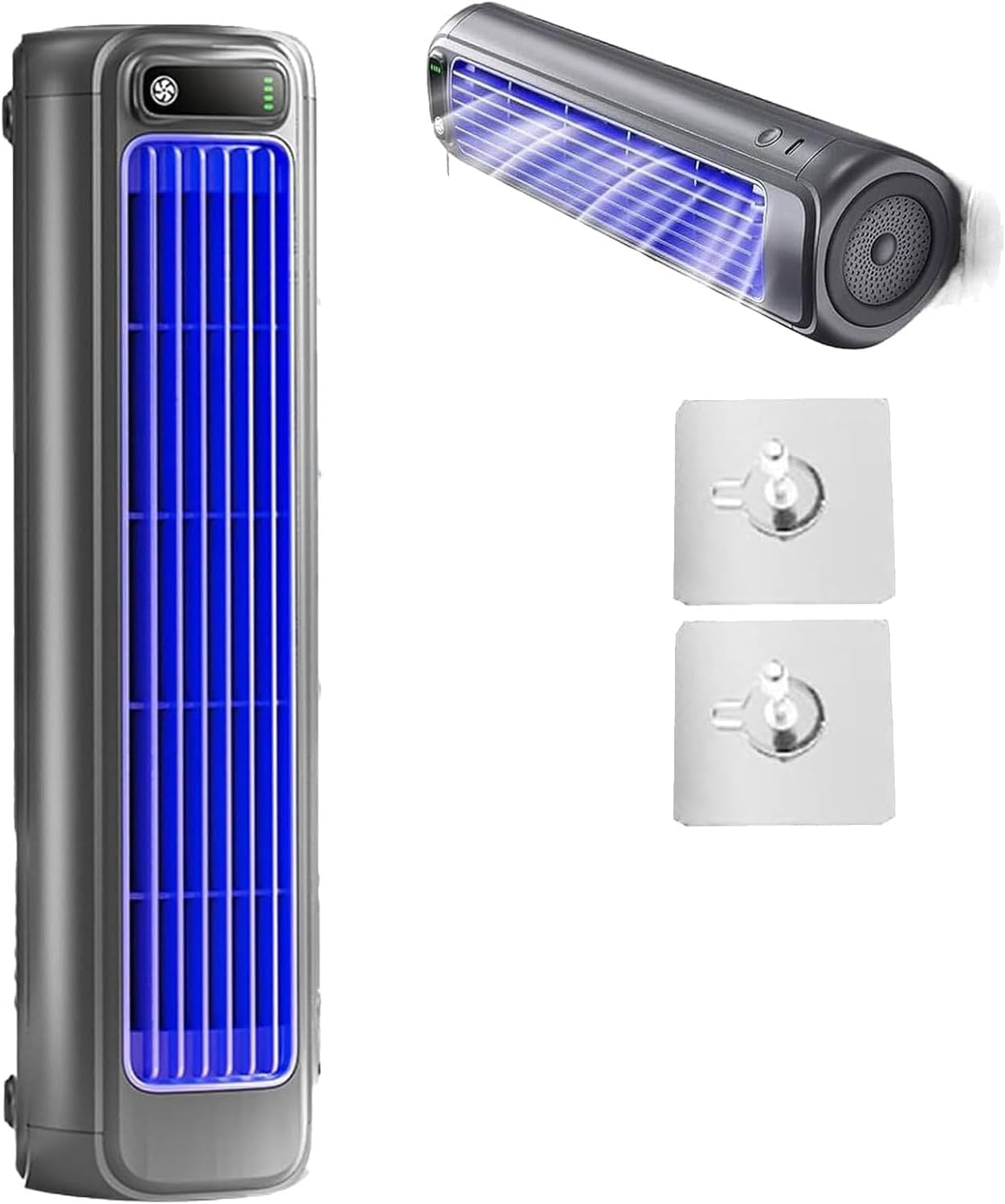  Ventilateur De Refroidisseur D'air De Bureau, Tour De Refroidissement Portable USB à 3 Vitesses Avec Fonctionnement Silencieux Et Conception De Support Mural, Climatisation Silencieuse énergétique Pou