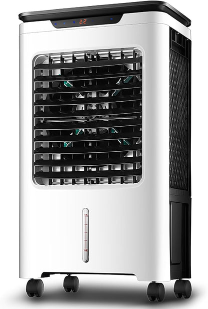 GENERIC Refroidisseur évaporatif Portable, Refroidisseur De Marais Sans Tuyau, Ventilateur De Conditionnement Sans Feuilles Avec Humidification Pour La Maison, Le Bureau