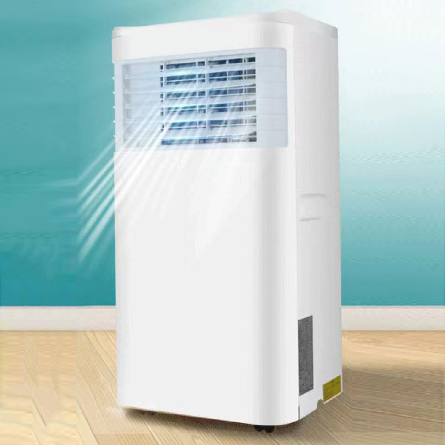  Climatiseur Portable, Unité Intelligente Intelligente AC Avec Déshumidificateur Cool Et Modes De Ventilateur Pour Les Chambres Jusqu'à 350 Sq.ft, Télécommande, Minuterie 24H, Kit D'installation