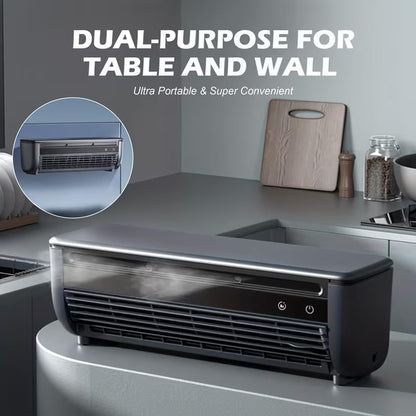 Ventilateur De Refroidissement Et D'humidification à Semi-conducteurs, Climatiseur Portable Sans Conduit Avec Télécommande Et Fonctionnement Silencieux Pour Chambre Et Salon (Noir)