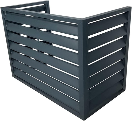 GENERIC Clôture Extérieure – Couvercle En Alliage D'aluminium Pour Climatiseur, Séparateur D'espace Et Poubelle, Support De Fleurs Décoratif, Grilles Pour Unités AC Et Poubelles