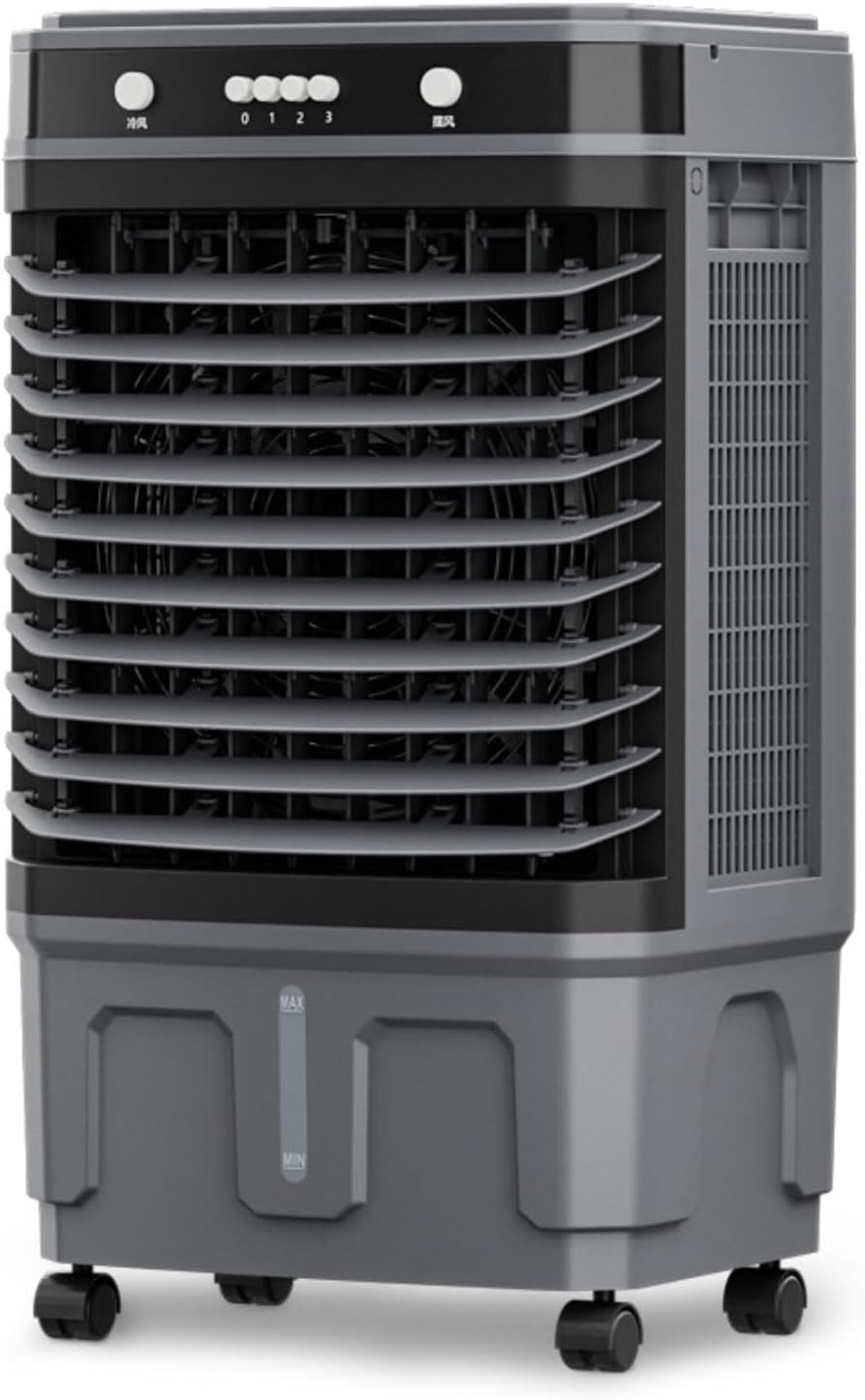  Refroidisseur Évaporatif Climatiseur Mobile Silencieux 20/30/40 Litres Purificateur D'air Avec Panneau Évaporatif Refroidissement Ventilation Affichage Tactile Ventilateur Refroidisseur D'air