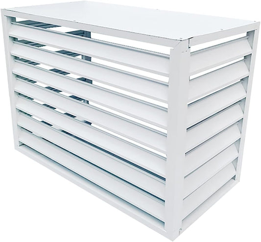 GENERIC Housse De Protection Pour Climatiseur Extérieur – Pare-vue Décoratif Anti-vol Pour Climatiseurs Séparés – Protection Pour Climatiseurs Extérieurs