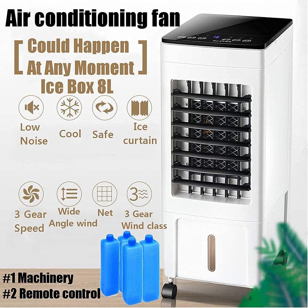  Refroidisseur D'air Pour Bureau à Domicile, Refroidisseurs Par évaporation, Climatiseur Portable, Ventilateur, Humidificateur, Refroidisseur, Mini Climatiseur, Ventilateur De Refroidissement, Humidif