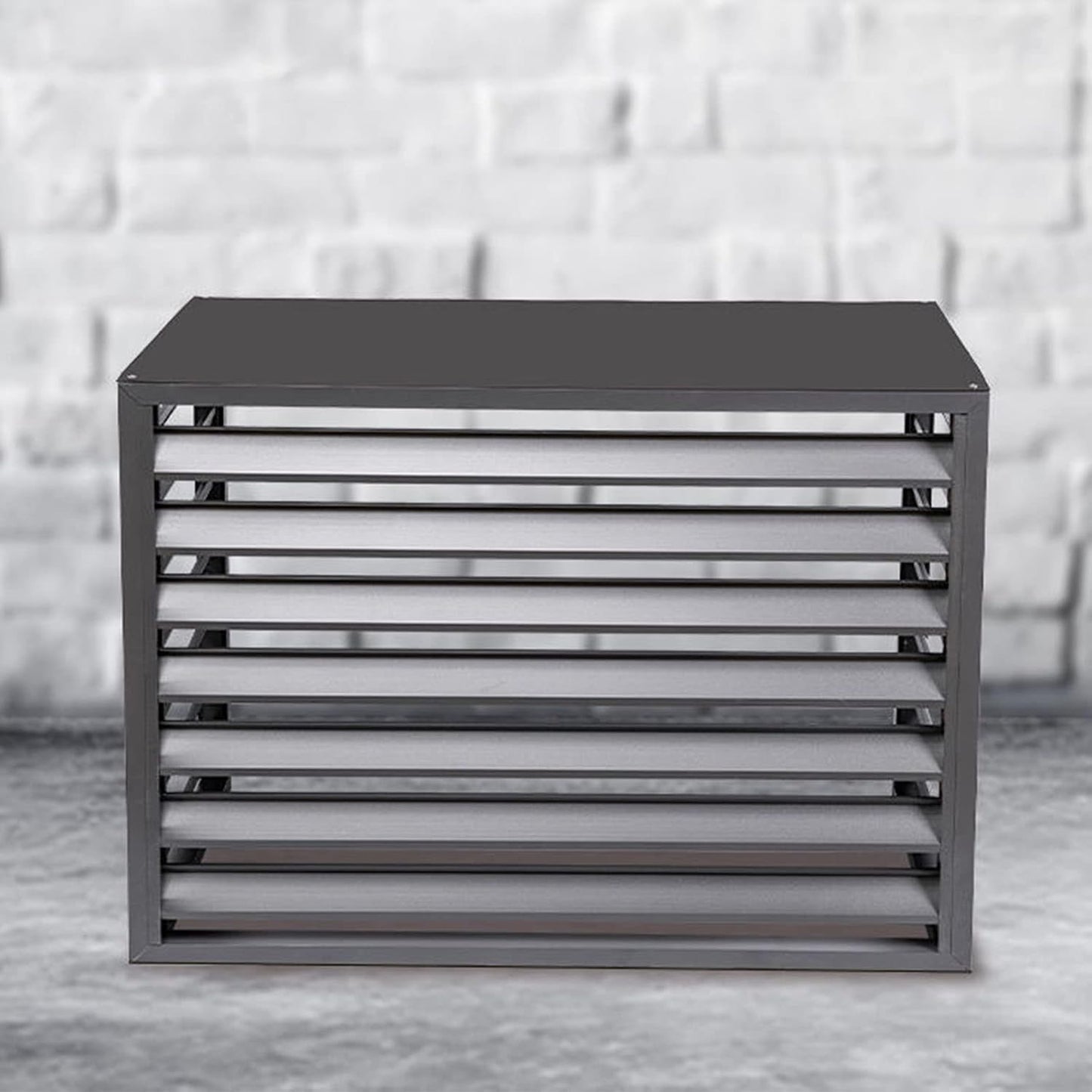 GENERIC Housse De Protection En Aluminium Pour Climatiseur Extérieur - Protection Contre Les Intempéries Pour Climatiseurs Extérieurs Et Housse élégante Pour Unité Extérieure