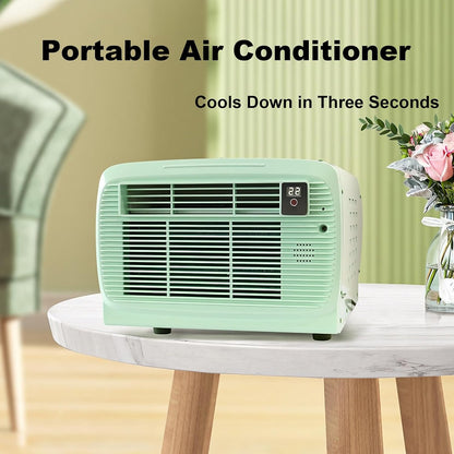 GENERIC Climatiseur Portable Avec Mode Déshumidificateur, Minuterie 12 Heures Et Contrôle De Bouton Pour La Chambre, L'appartement Ou Le Camping