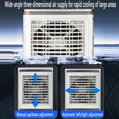 GENERIC Refroidisseur D'air Portable Avec Réservoir De 30L, Ventilateur à Courant Alternatif évaporatif Pour Une Utilisation Intérieure.Doté De 3 Vitesses, Oscillation Grand Angle, Télécommande Et Mobilité Fa