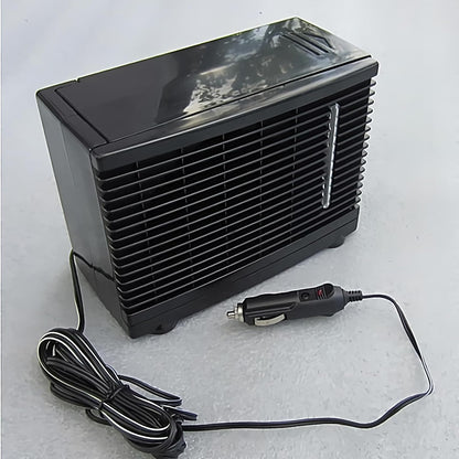  Climatiseur Ventilateur Portable Pour Voiture, Souffleur D'Air Portable Pour Voiture, Rafraîchisseur D'Air Évaporatif 12V Pour Camion Camping-Car Voyage Sous-Sol Chambre Garage