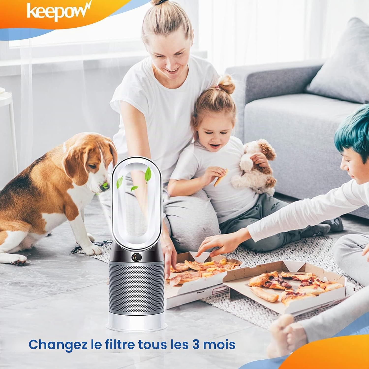  KEEPOW Filtre Pour Dyson Pure Cool Link HP04 TP04 DP04 HP05 TP05 Pure Hot Cool Purificateur Air Accessoires 360° Filtre Système