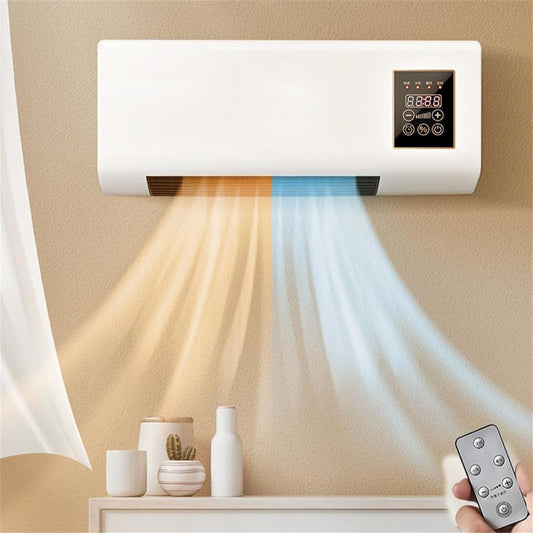  Mini Climatiseur Mural Avec Télécommande - Portable AC Pour Chambre à Coucher, Salon, Bureau, Petits Espaces Ventilateur De Refroidissement