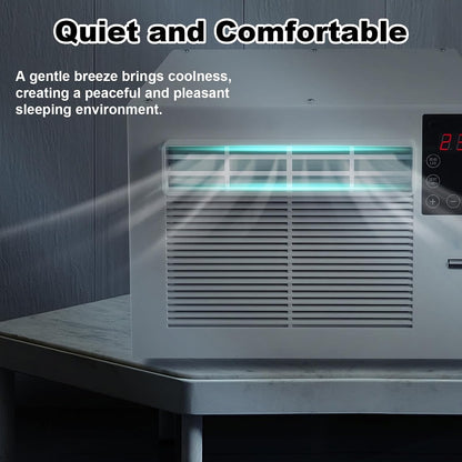 GENERIC Climatiseur Portable Avec Déshumidificateur, Refroidissement Silencieux Pour Chambre à Coucher, Bureau Et VR