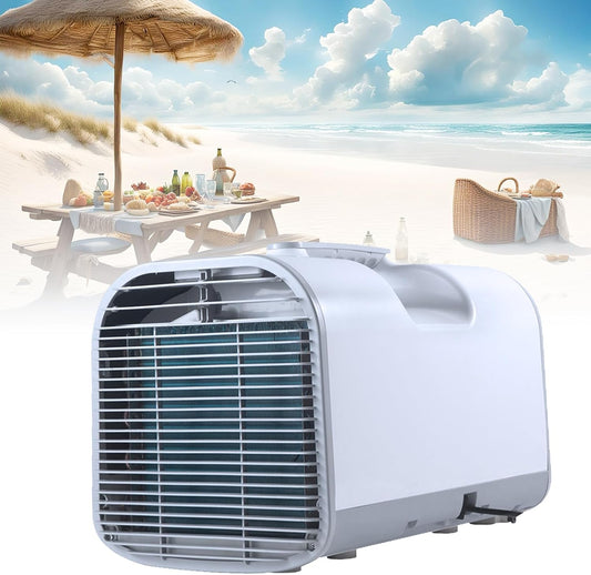 GENERIC Climatiseur Portable 4095 BTU à Refroidissement Rapide, Faible Consommation D'énergie, Ventilateur à Trois Vitesses, Fonction Minuterie Pour Camping, Camping-car, Voiture, Camion, Camionnette, Pêche