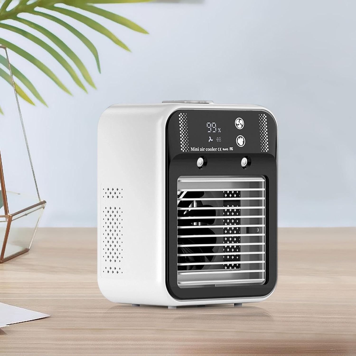  MagiDeal Climatiseur Portable Pour Chambre à Coucher, Refroidisseur D'air Pour Pièce, Silencieux, Ventilateur De Refroidissement De Bureau